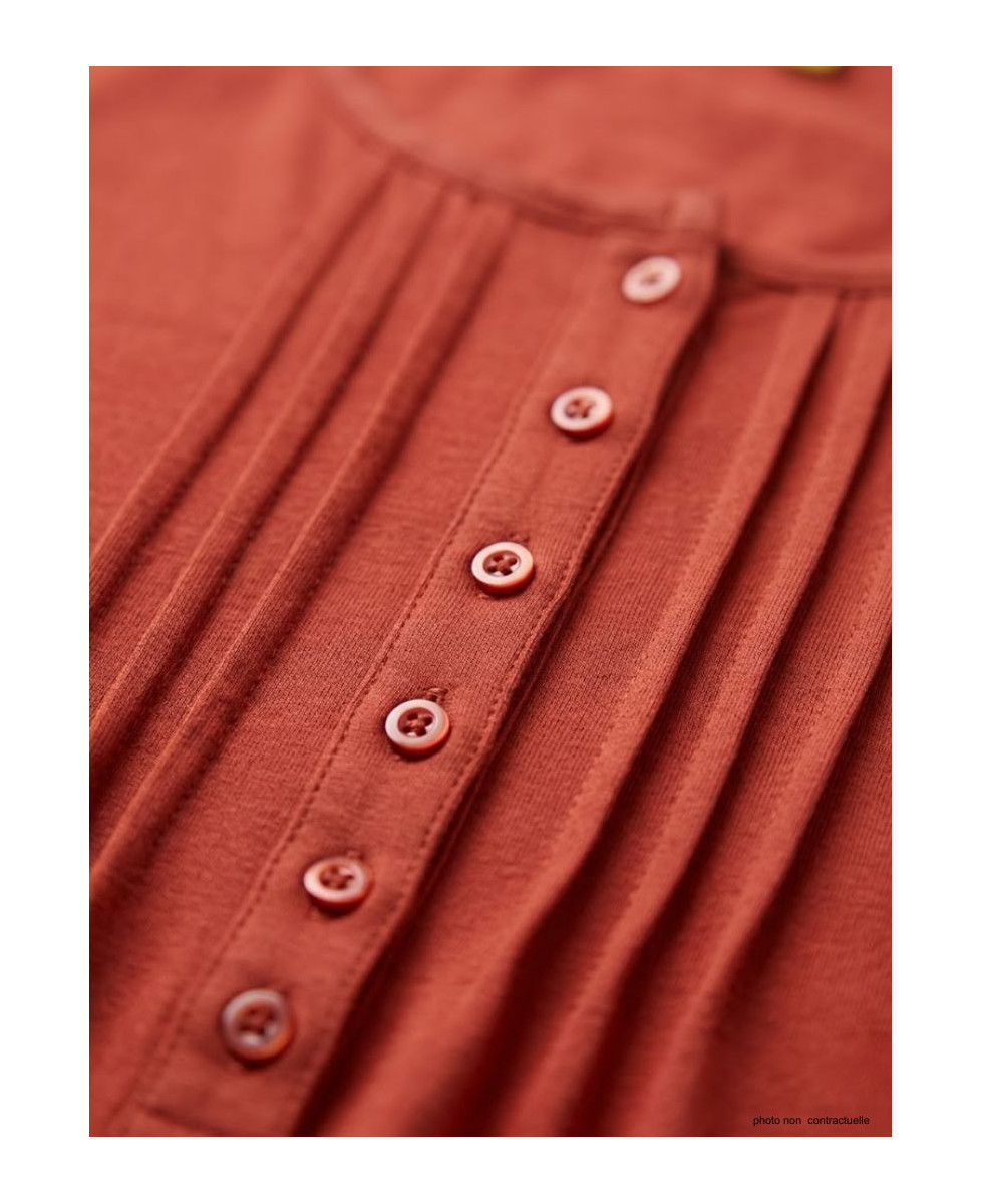 MAYFLOWER NANNY2 - Tee-shirt Modulable Orange Sanguine Stretch