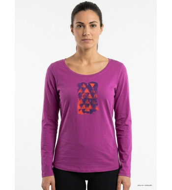 Mayflower NEON1 - Tee-shirt Manches Longues Rose Fushia