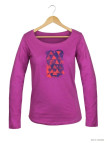 Mayflower NEON1 - Tee-shirt Manches Longues Rose Fushia