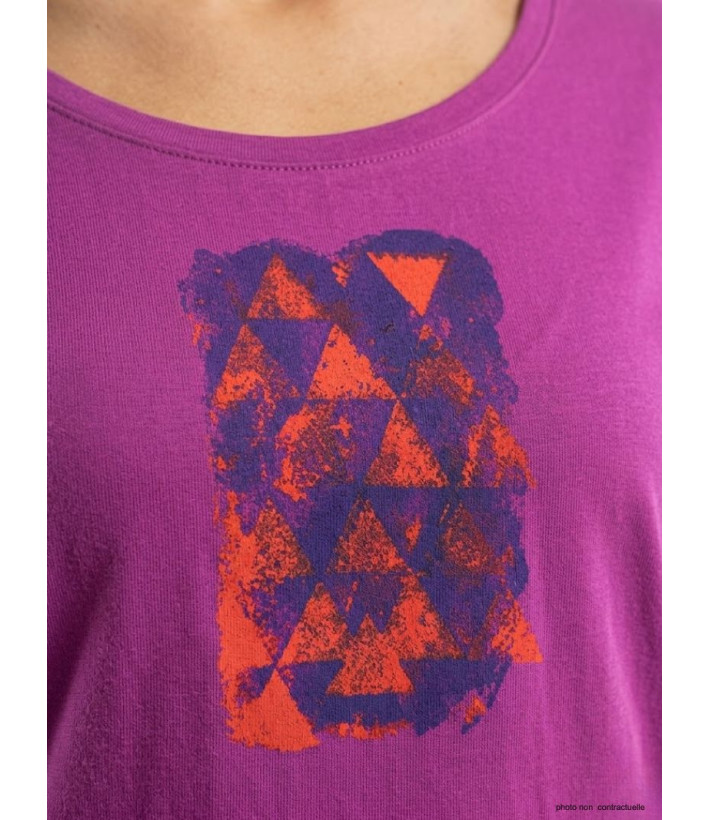 Mayflower NEON1 - Tee-shirt Manches Longues Rose Fushia