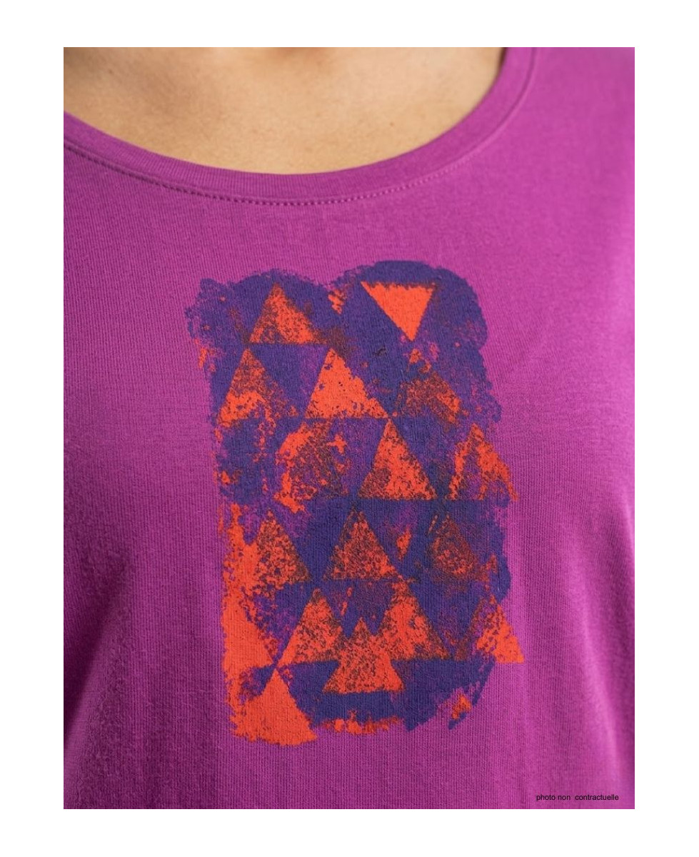 Mayflower NEON1 - Tee-shirt Manches Longues Rose Fushia