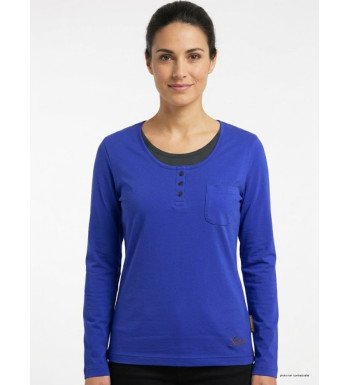 Mayflower NESTOR5 - Tee-shirt Manches Longues Bleu & Gris