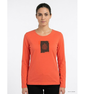 Mayflower NIKKI1 - Tee-shirt Manches Longues Orange Coton