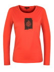Mayflower NIKKI1 - Tee-shirt Manches Longues Orange Coton