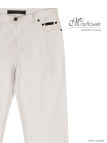 Pantalon Mayflower FIANA2 Blanc : Coupe Droite & Stretch