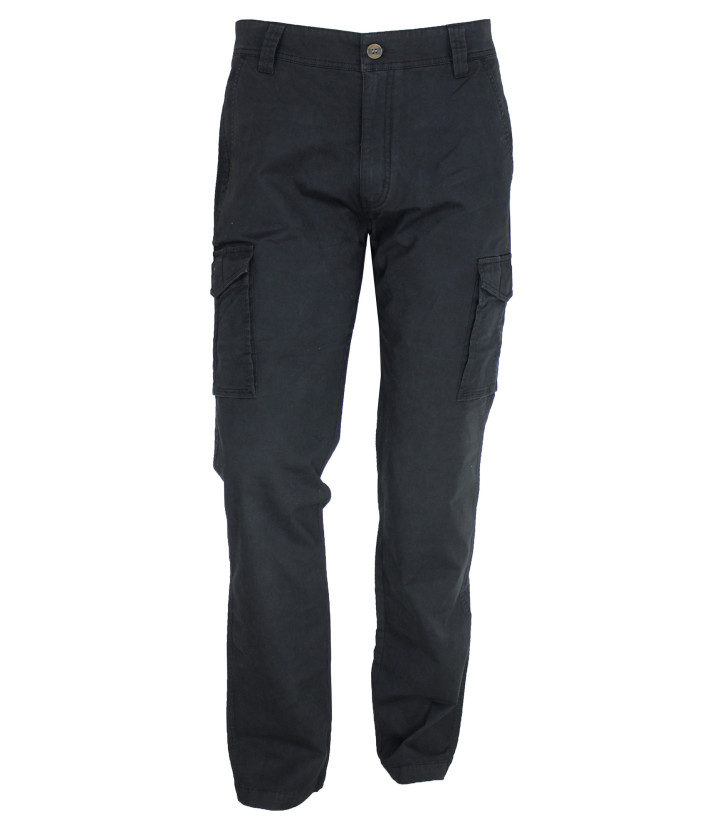 Challenger PANT2001C : Pantalon Cargo Noir Stretch & Confort