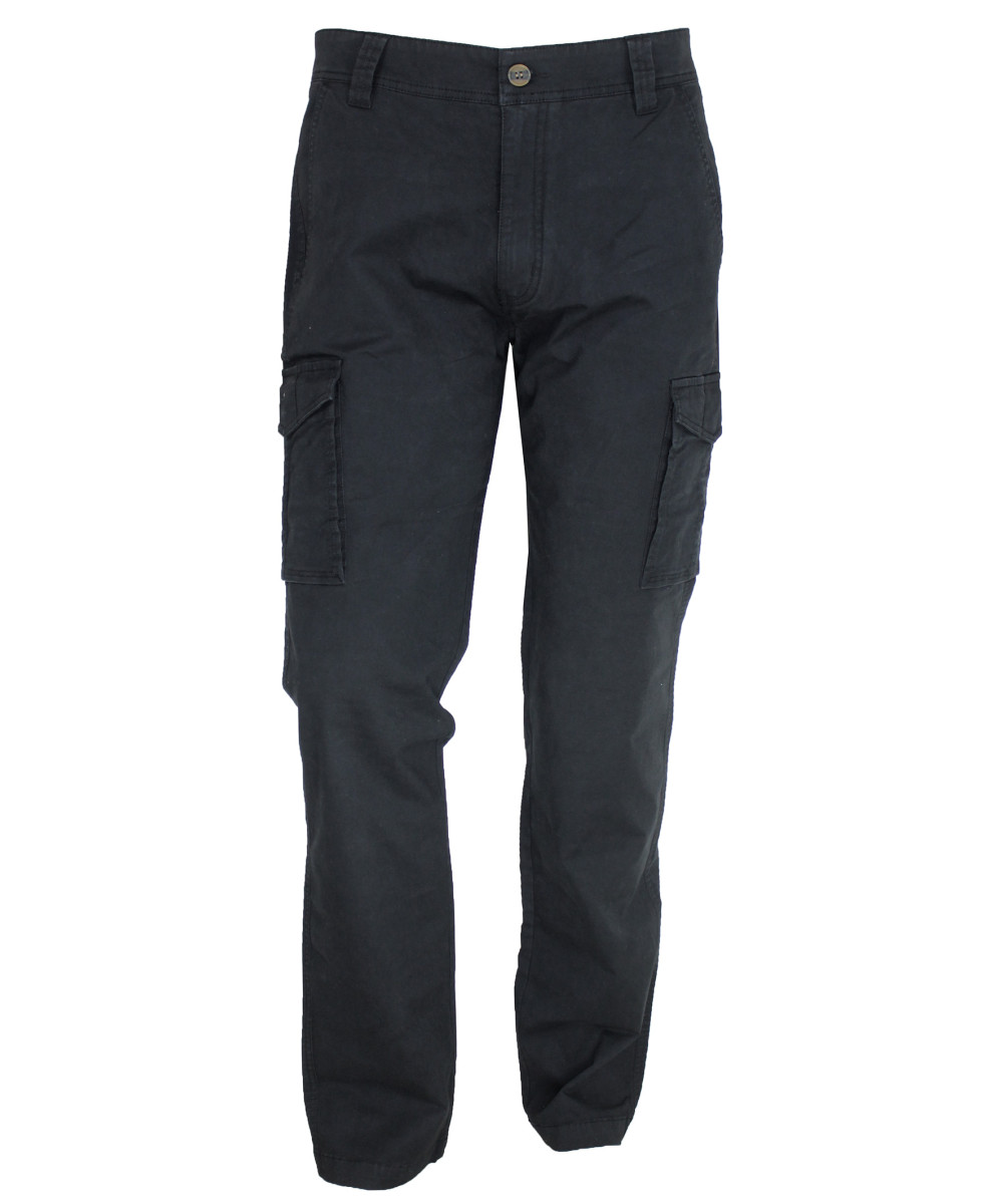 Challenger PANT2001C : Pantalon Cargo Noir Stretch & Confort