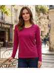 MAYFLOWER NIKITA1 : Tee-shirt manches longues violet Purple