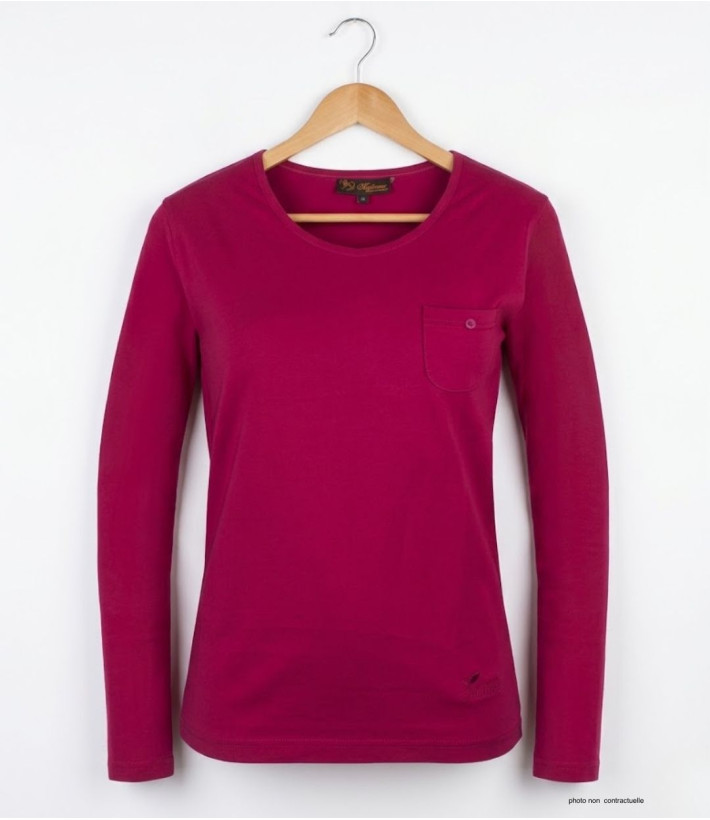 MAYFLOWER NIKITA1 : Tee-shirt manches longues violet Purple