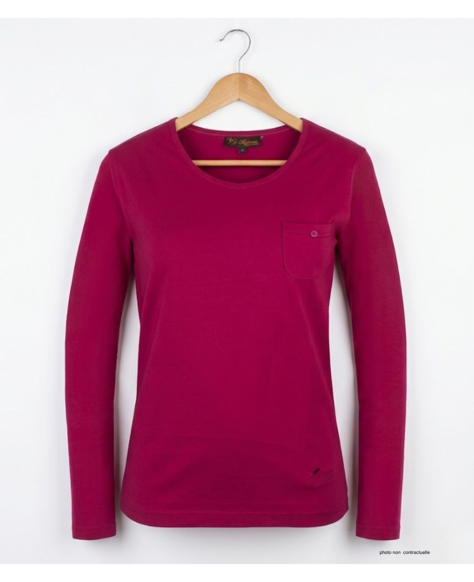 MAYFLOWER NIKITA1 : Tee-shirt manches longues violet Purple