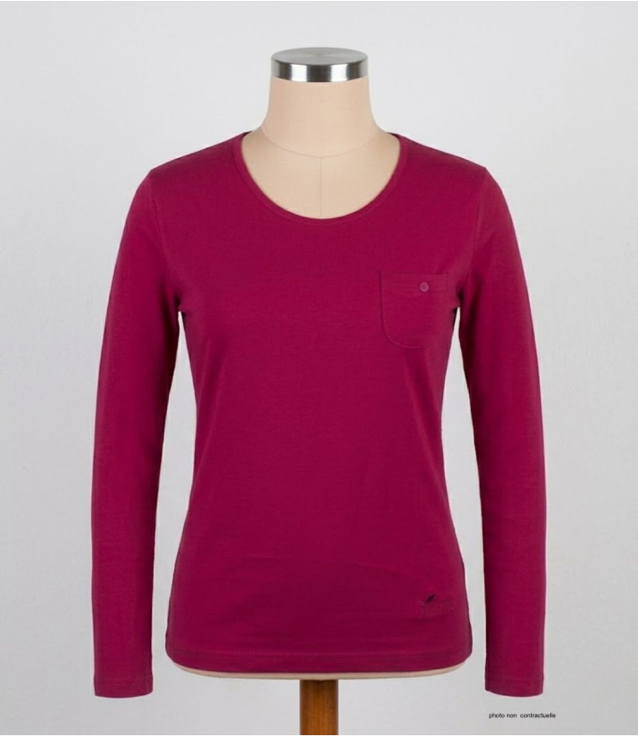 MAYFLOWER NIKITA1 : Tee-shirt manches longues violet Purple