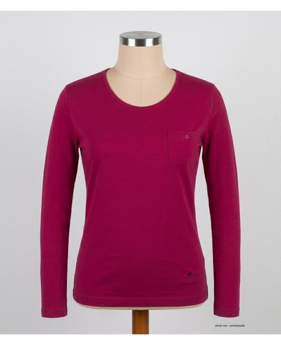 MAYFLOWER NIKITA1 : Tee-shirt manches longues violet Purple