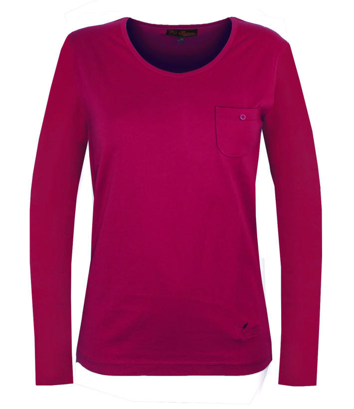 MAYFLOWER NIKITA1 : Tee-shirt manches longues violet Purple
