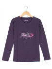 MAYFLOWER SH1060 : Tee-shirt violet manches longues col rond