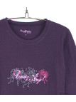 MAYFLOWER SH1060 : Tee-shirt violet manches longues col rond