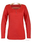 MAYFLOWER TEEF2006C - Tee-shirt femme manches longues orange