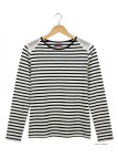 MAYFLOWER TF190E - Tee-shirt femme manches longues rayé
