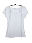 MAYFLOWER VF023L - Tee-shirt Coton Flammé Blanc Confort Chic