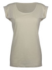 MAYFLOWER DELHI2 - Tee-shirt Sans Manches Beige Coton Flammé