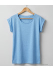 MAYFLOWER DELHI3 - Tee-shirt Sans Manches Bleu Ciel Coton