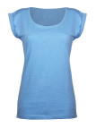 MAYFLOWER DELHI3 - Tee-shirt Sans Manches Bleu Ciel Coton