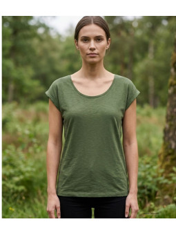 Mayflower DELHI4 - Tee-shirt sans manches Kaki en coton léger