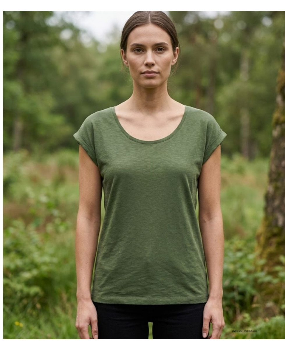 Mayflower DELHI4 - Tee-shirt sans manches Kaki en coton léger