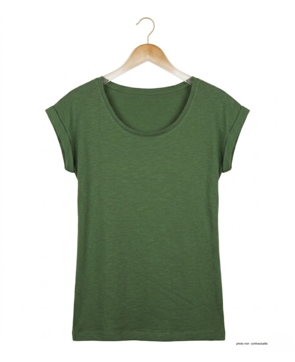 Mayflower DELHI4 - Tee-shirt sans manches Kaki en coton léger