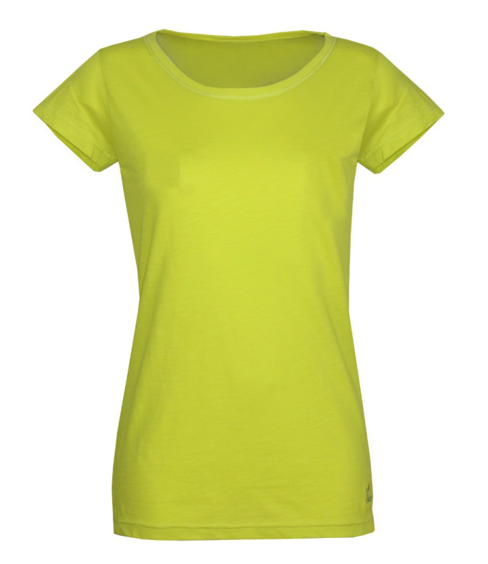 MAYFLOWER DERICK4 - Tee-shirt Col Bateau Jaune 100% Coton