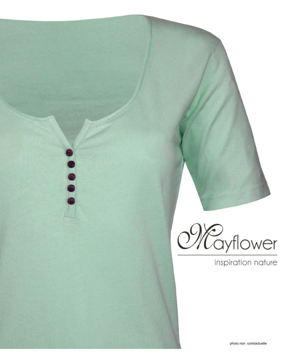 Tee-shirt Mayflower Detroit4 Coton Bio - Confort & Style