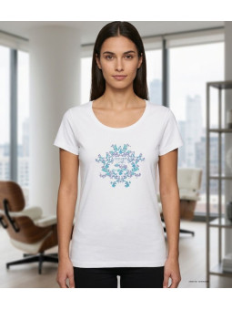 Tee-shirt Mayflower Diapo2 Blanc - Pur Coton & Sérigraphie