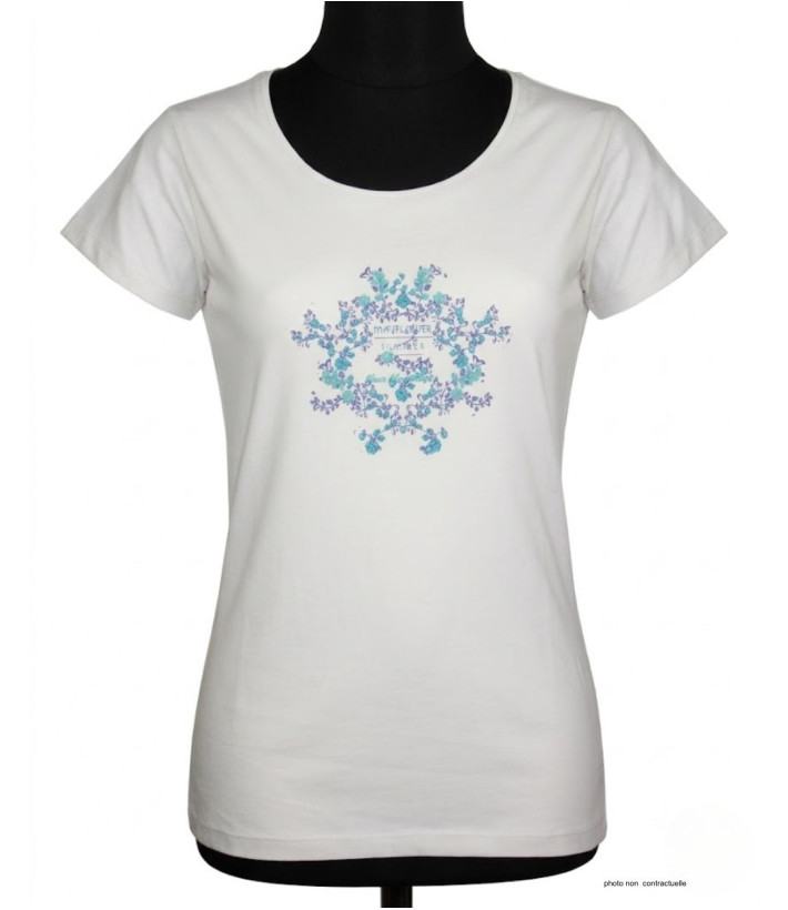 Tee-shirt Mayflower Diapo2 Blanc - Pur Coton & Sérigraphie