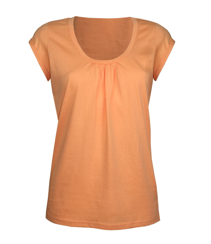 Tee-shirt pêche DJIBOUTI1 coton bio col rond femme