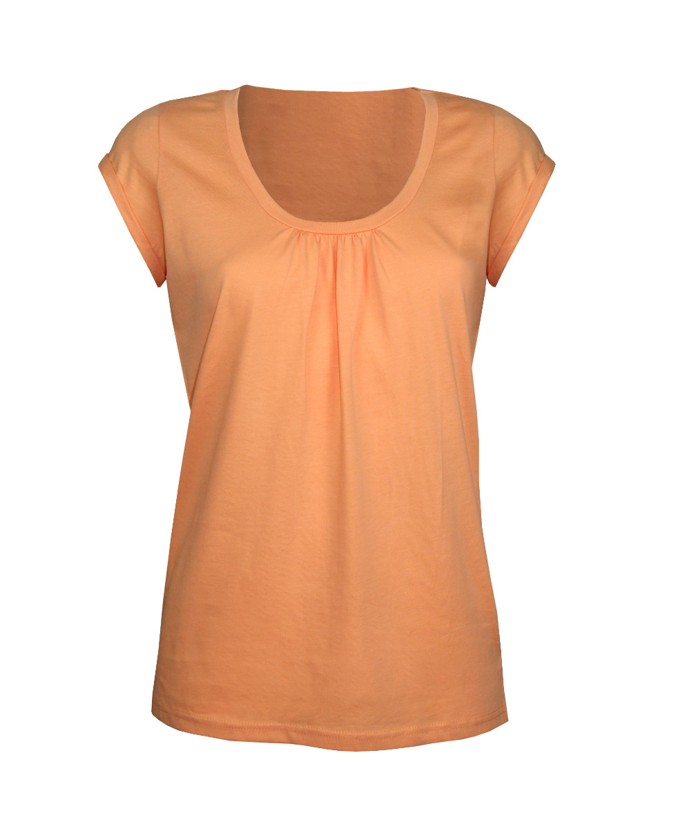 Tee-shirt pêche DJIBOUTI1 coton bio col rond femme