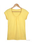 Tee-shirt Mayflower Djibouti2 Jaune - Coton Bio & Fronces