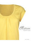 Tee-shirt Mayflower Djibouti2 Jaune - Coton Bio & Fronces