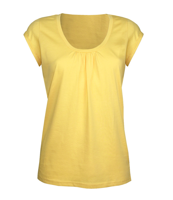 Tee-shirt Mayflower Djibouti2 Jaune - Coton Bio & Fronces