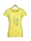 Tee-shirt Mayflower Dojo1 Jaune - Coton & Motif Herbier