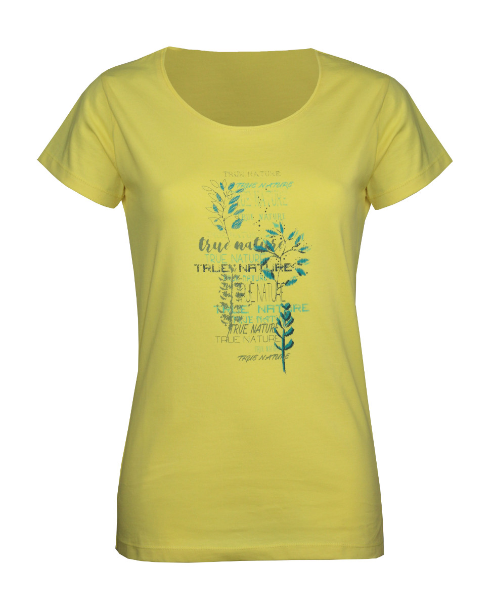 Tee-shirt Mayflower Dojo1 Jaune - Coton & Motif Herbier