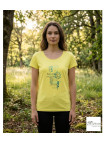 Tee-shirt Mayflower Dojo1 Jaune - Coton & Motif Herbier