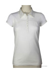 Polo Mayflower Dusty2 Blanc - 100% Coton Flammé Sans Poche
