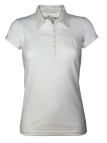 Polo Mayflower Dusty2 Blanc - 100% Coton Flammé Sans Poche