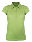 Polo Mayflower Dusty3 Vert Anis - 100% Coton Flammé