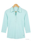 Polo MAYFLOWER KF268L Femme Bleu Clair | Coton & Coupe Chic