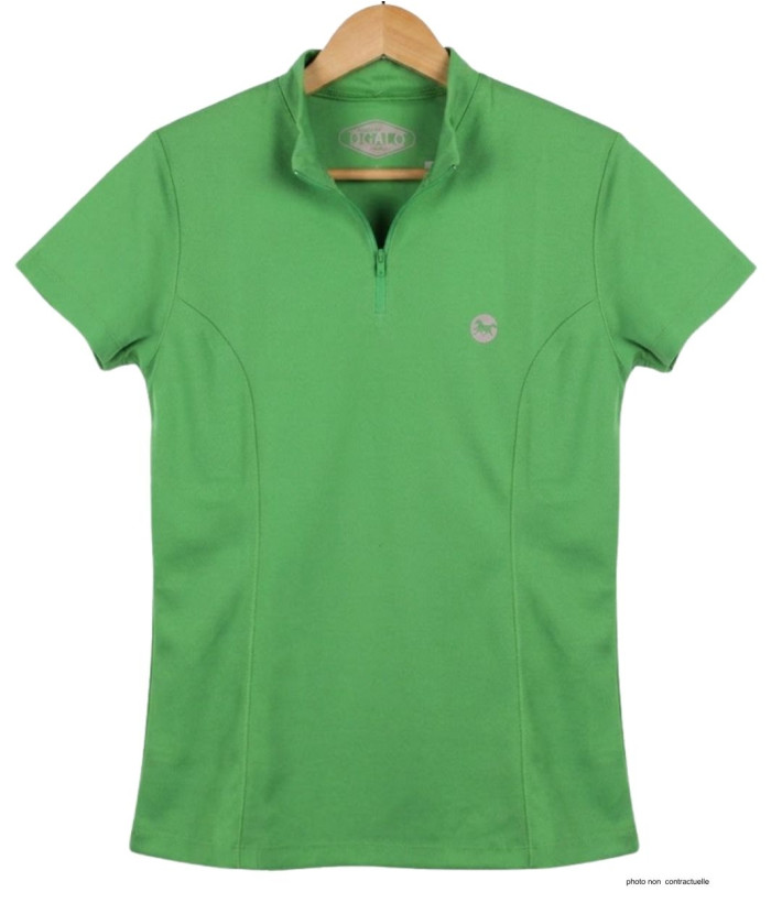 Polo Rando Femme OGALO SE1189V Vert | Technique & Zippé