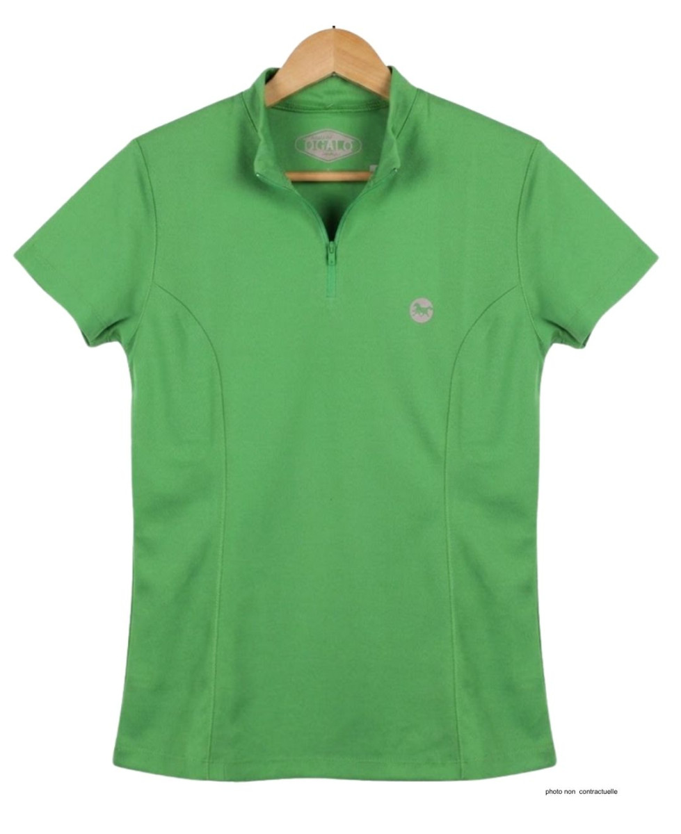 Polo Rando Femme OGALO SE1189V Vert | Technique & Zippé
