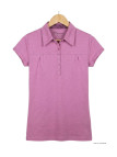 Polo Femme MAYFLOWER DUSTY4 Mauve | Fronces & Col V Chic