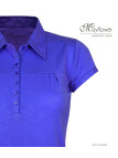 Polo Femme MAYFLOWER DUSTY5 Indigo | Fronces & Col V Chic