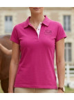 Polo Femme MAYFLOWER LEONOR2 Rose Vif | Maille Piquée Chic
