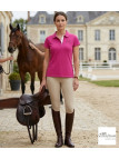 Polo Femme MAYFLOWER LEONOR2 Rose Vif | Maille Piquée Chic